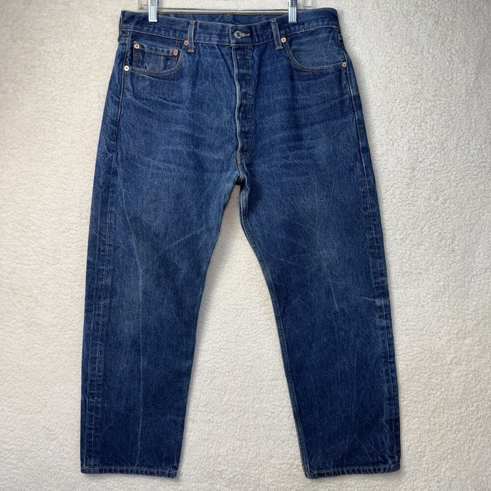 Vintage Levis 501 XX Jeans Mens Fit 36X28 Blue Denim Pants 90s Y2K USA Medium